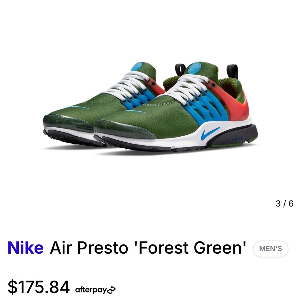 Nike Air Presto Forest Green